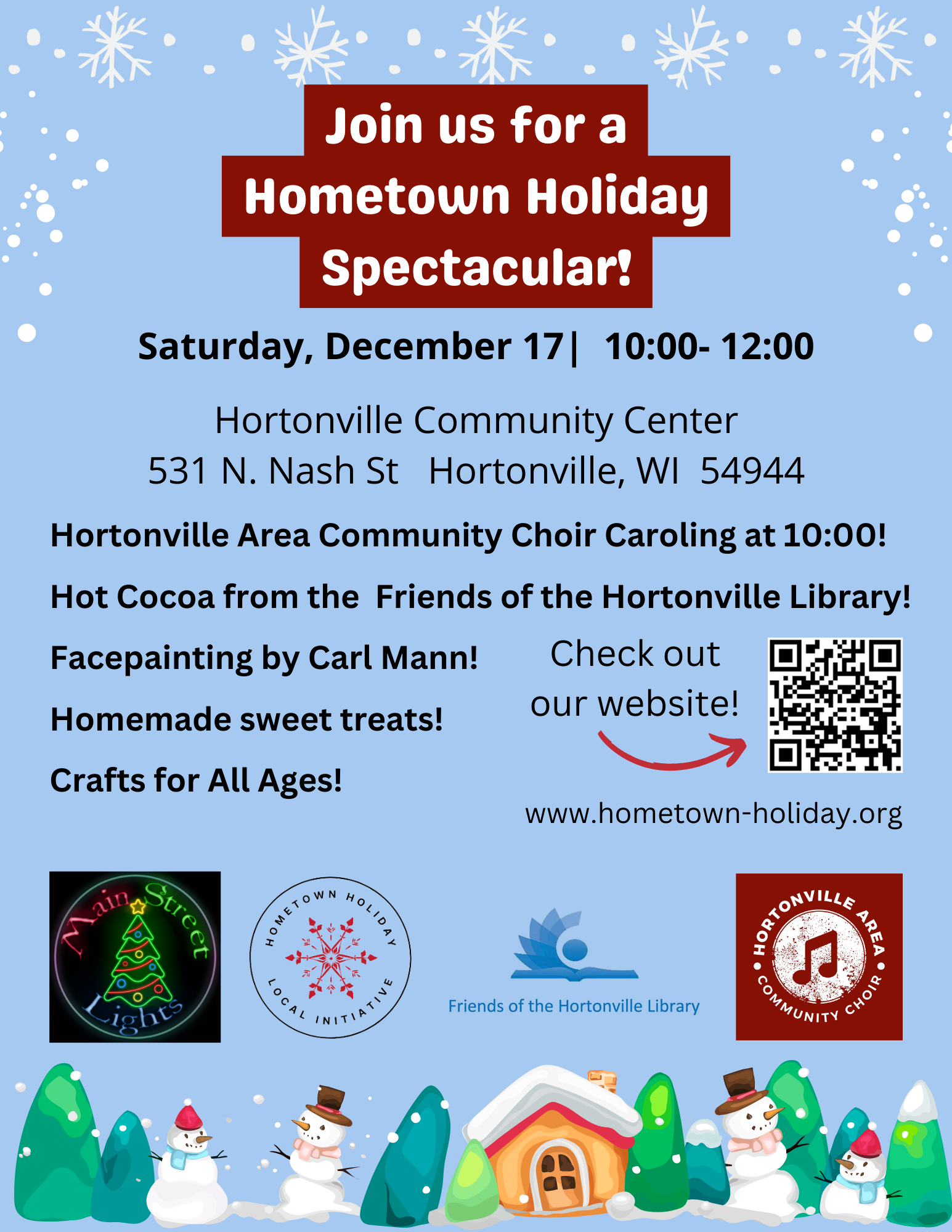 Hometown Holiday Spectacular! Hortonville Hometown Holiday